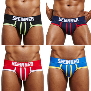 Mens Sexy Underwear Shorts Men Underpants Soft Cotton Breathable Briefs Panties